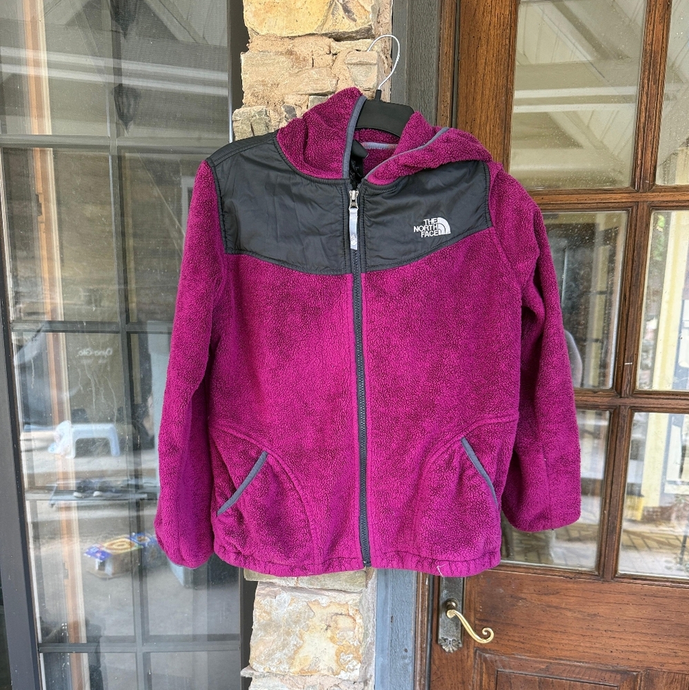 The North Face Purple Fleece Jacket Girl's XL.